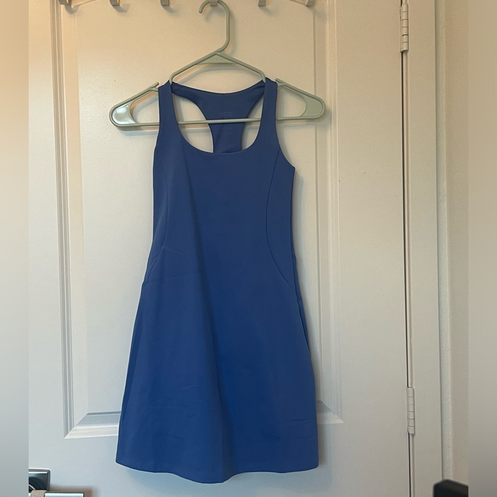 Girlfriend Collective Prism Paloma Racerback Dress, size XS, color = Prism